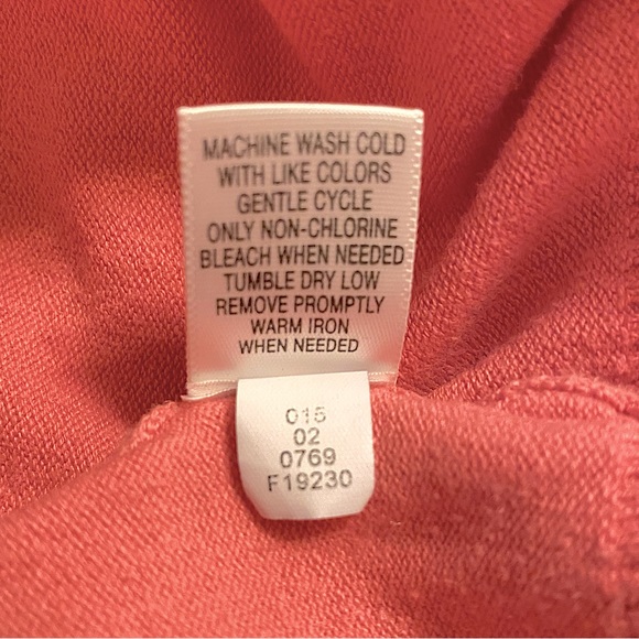 Merona Pink Button Front Cardigan Sweater Long Sleeve Barbie Bubblegum Pink L - Picture 14 of 15